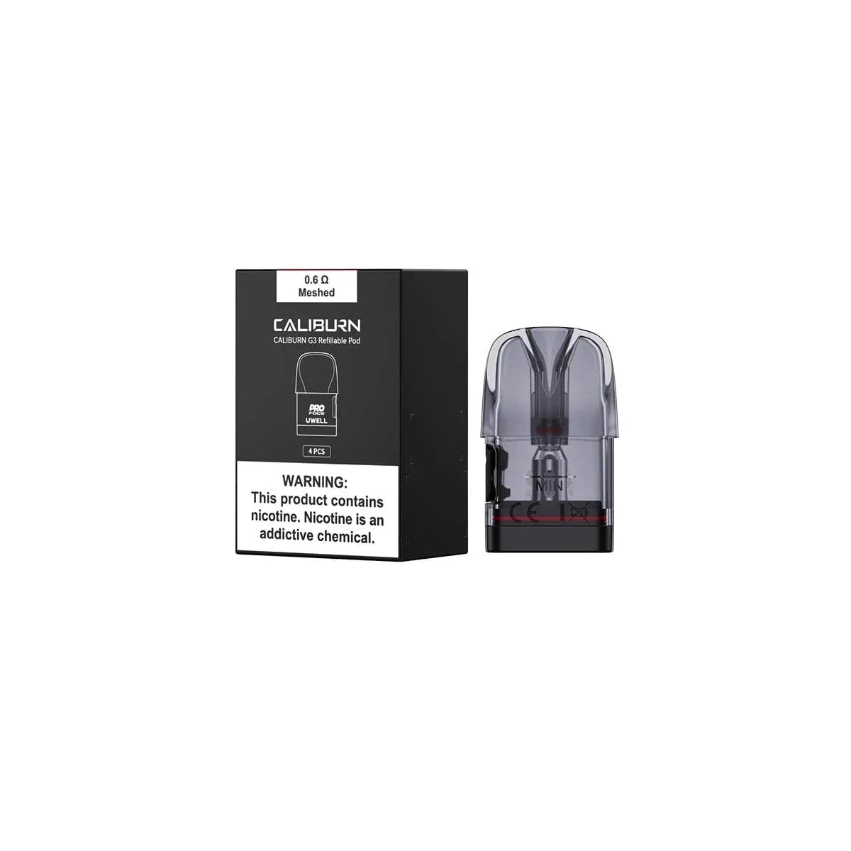 Uwell Caliburn G3 Pod Cartridge 2.5ml Mesh Coil 4-Pack