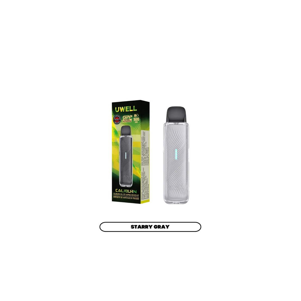 Uwell Caliburn G5 Lite Pod Kit โ 1600mAh MTL/RDL Vape