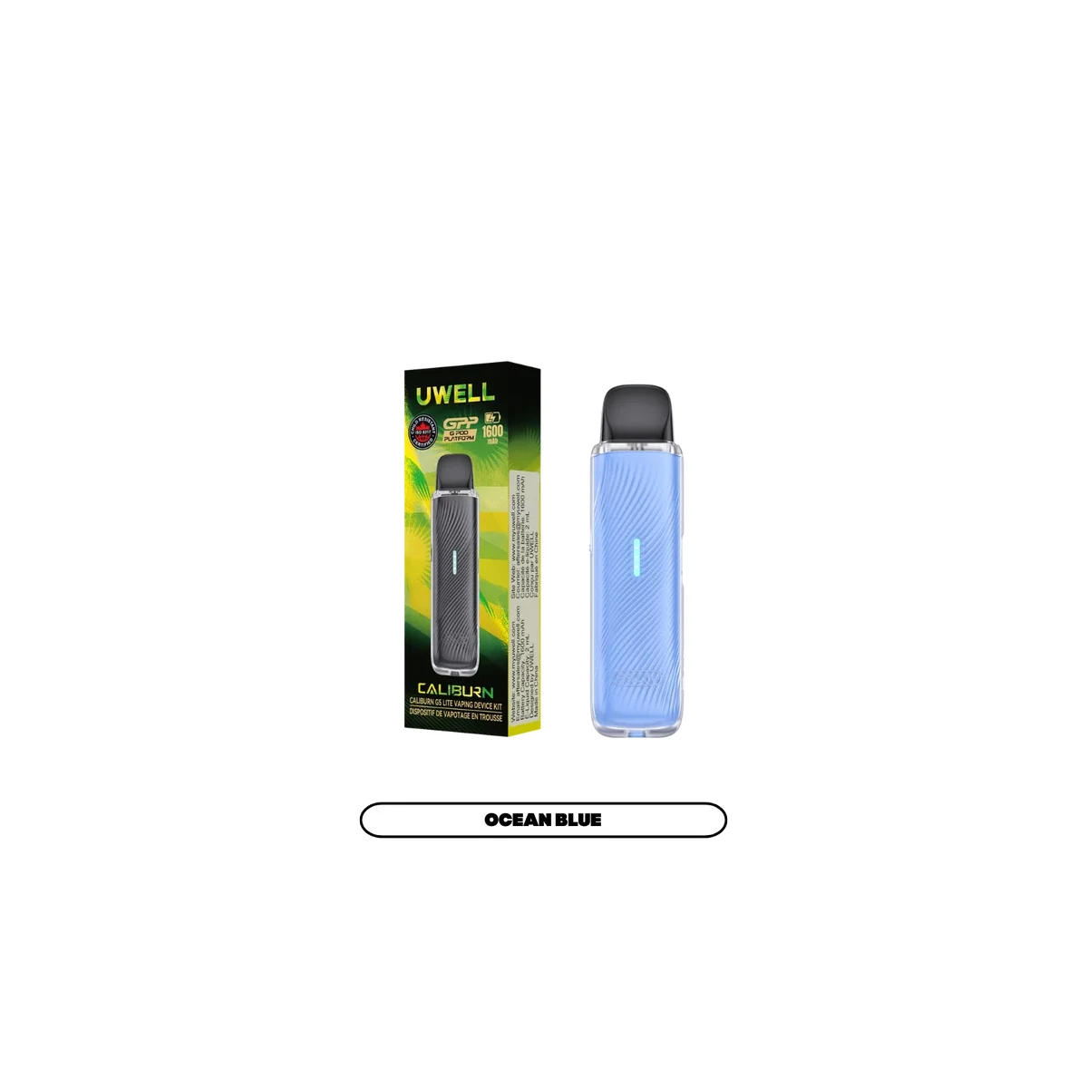 Uwell Caliburn G5 Lite Pod Kit – 1600mAh MTL/RDL Vape