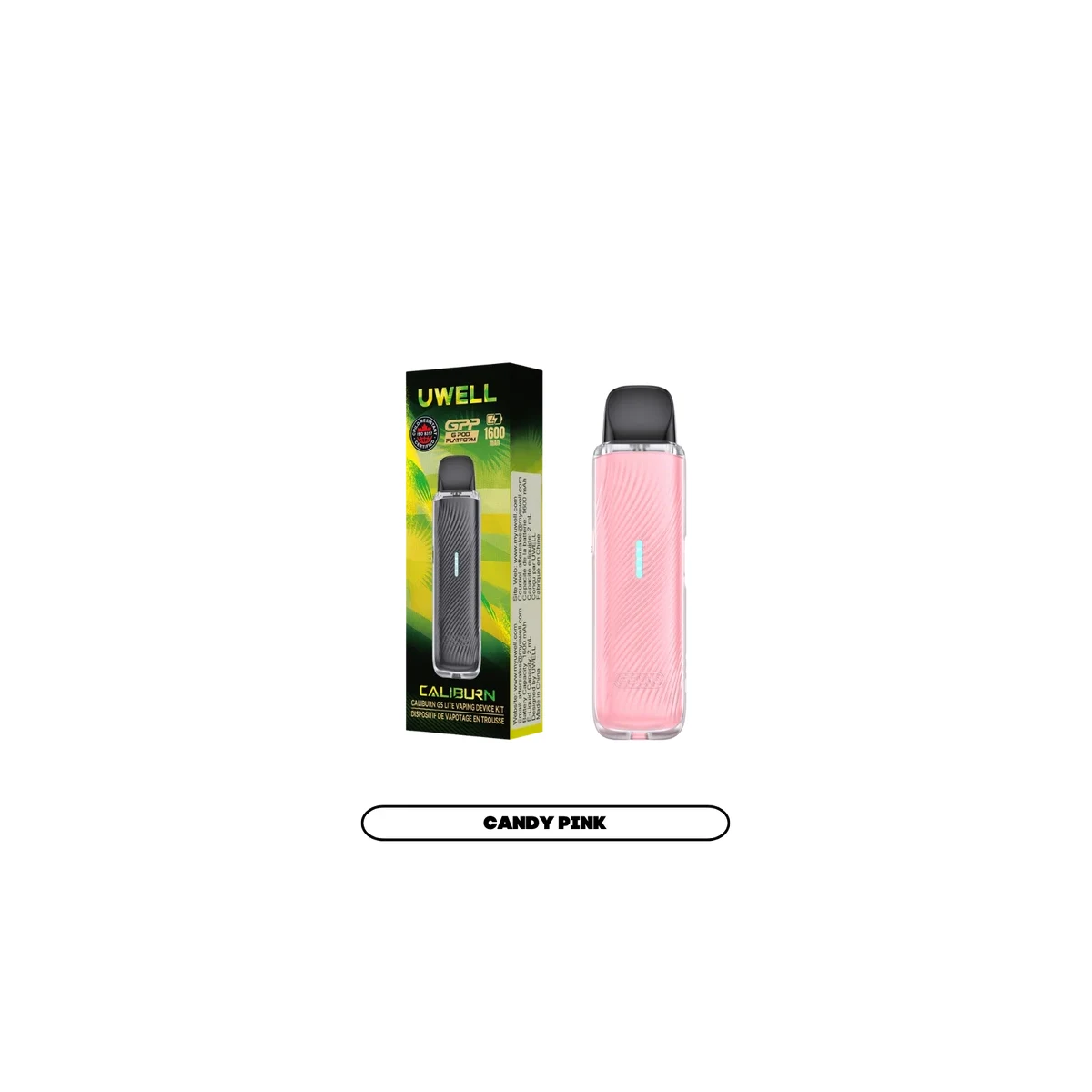 Uwell Caliburn G5 Lite Pod Kit – 1600mAh MTL/RDL Vape