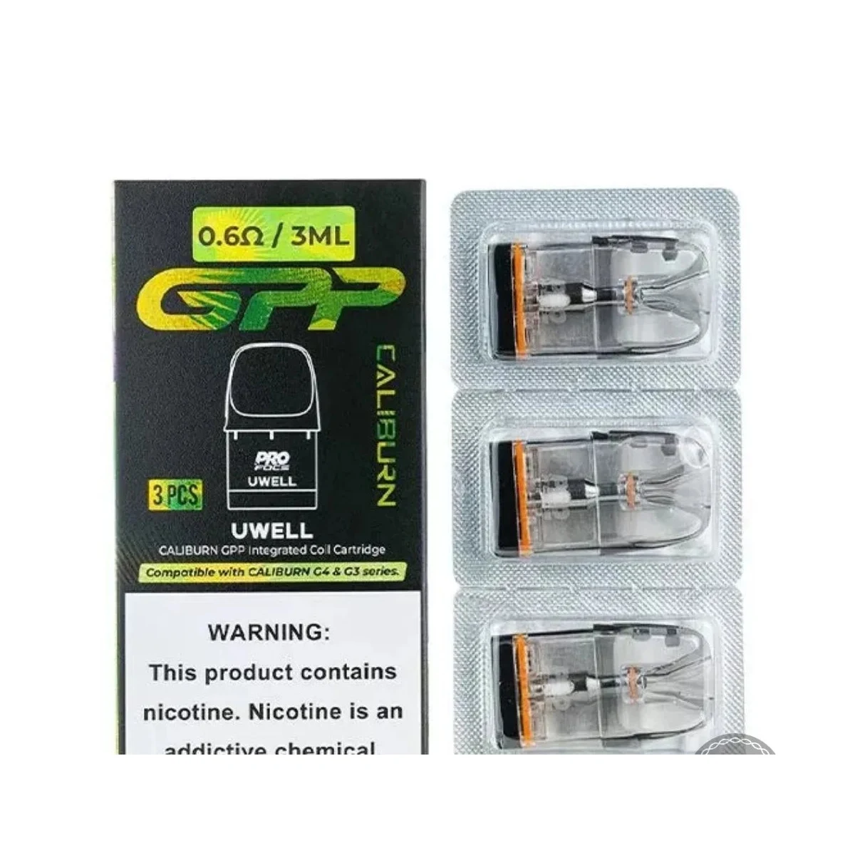 Uwell Caliburn GPP Replacement Pods – G3 & G4 Compatible