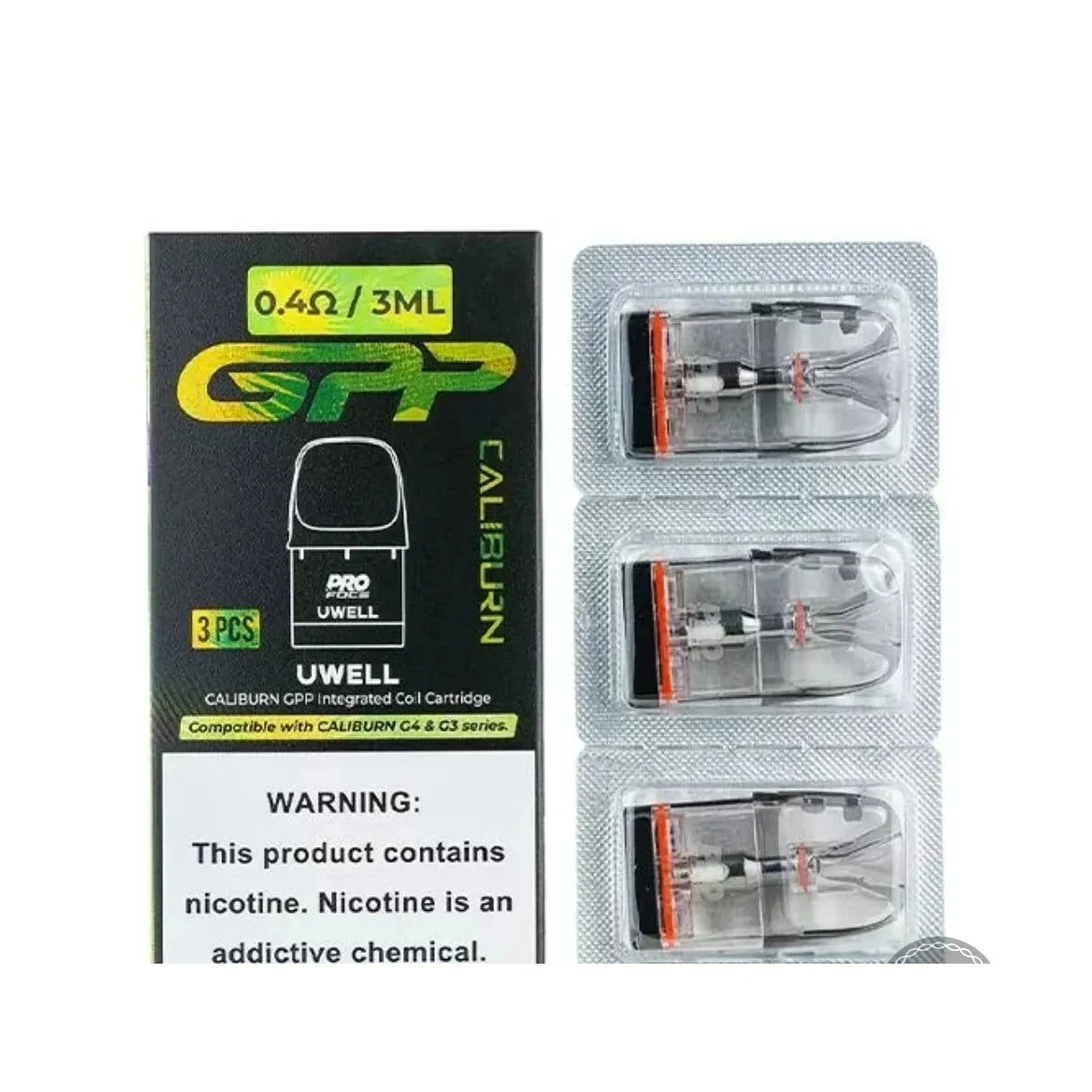 Uwell Caliburn GPP Replacement Pods – G3 & G4 Compatible