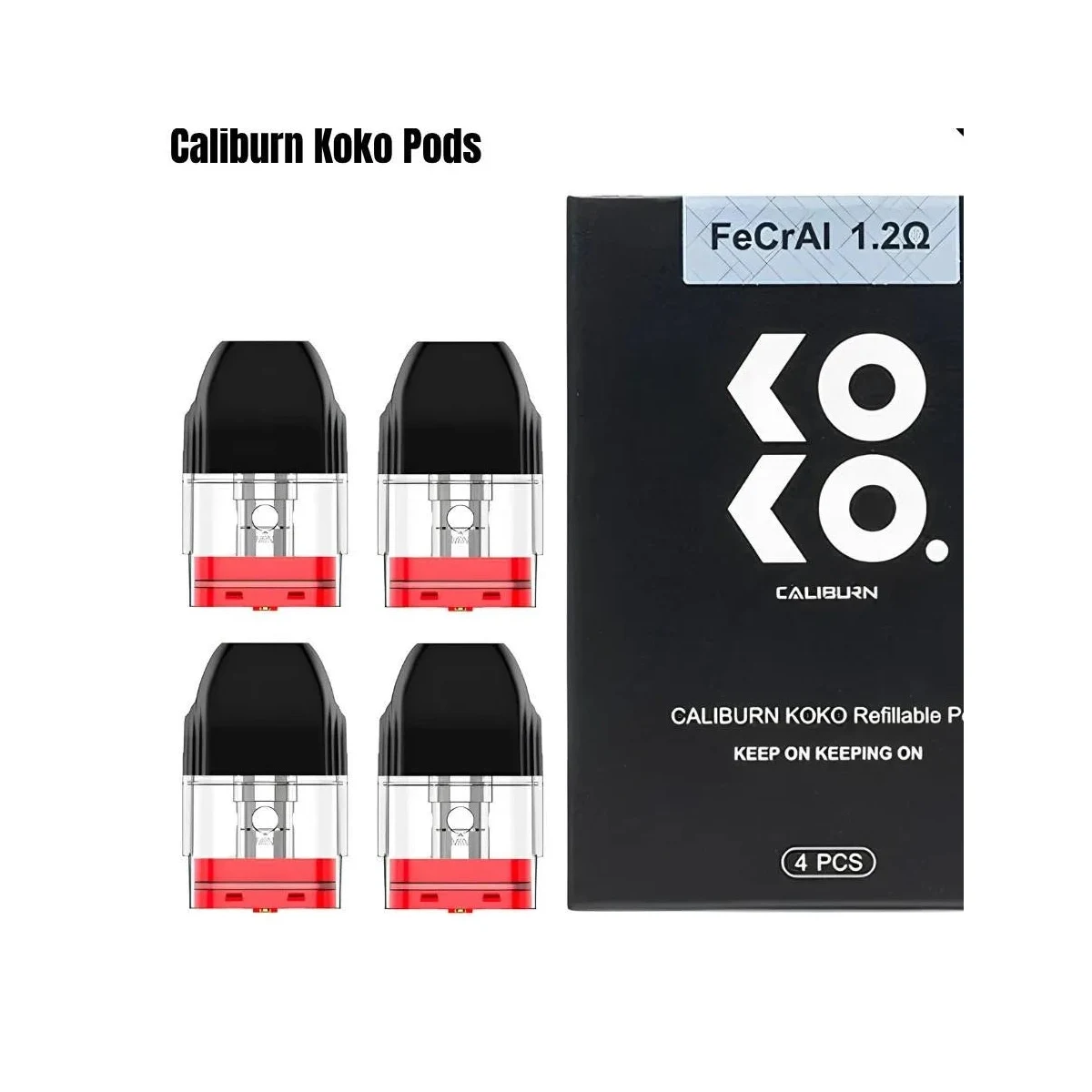 Uwell Caliburn KOKO Replacement Pods 1.2 ohm 4-Pack