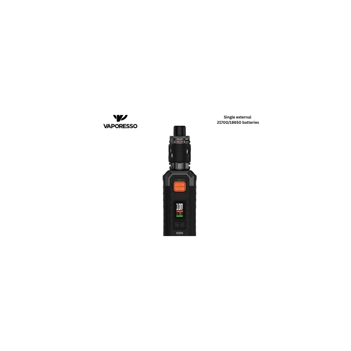 Vaporesso Armour S Kit – 100W iTank T Vape with TPU Armor