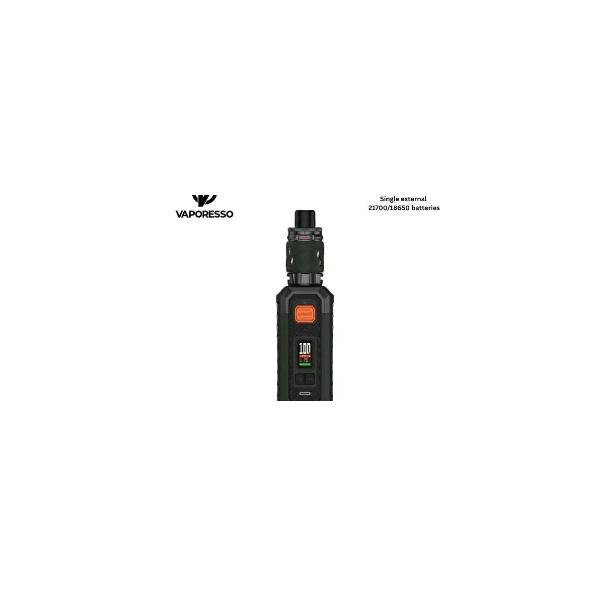 Vaporesso Armour S Kit – 100W iTank T Vape with TPU Armor