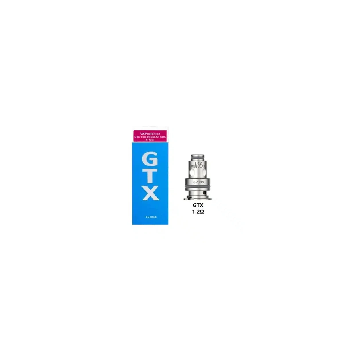 Vaporesso GTX Replacement Coils 5-Pack – 0.15 to 1.2ohm