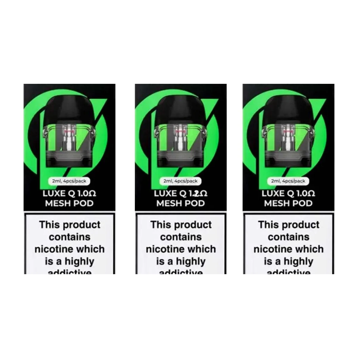 Vaporesso Luxe Q Replacement Pods 4-Pack COREX Mesh