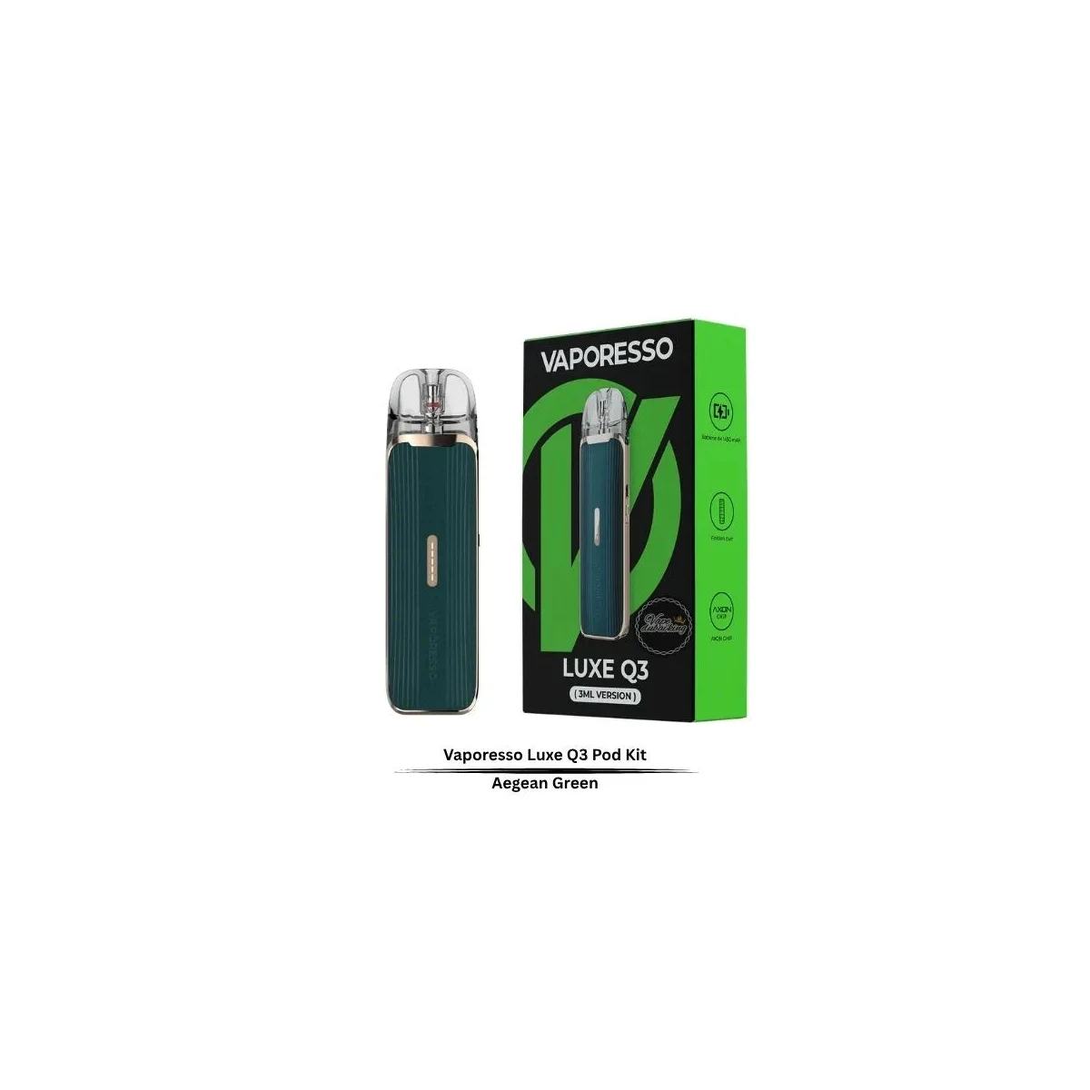 Vaporesso Luxe Q3 Pod Kit – 1450mAh Leather MTL Vape