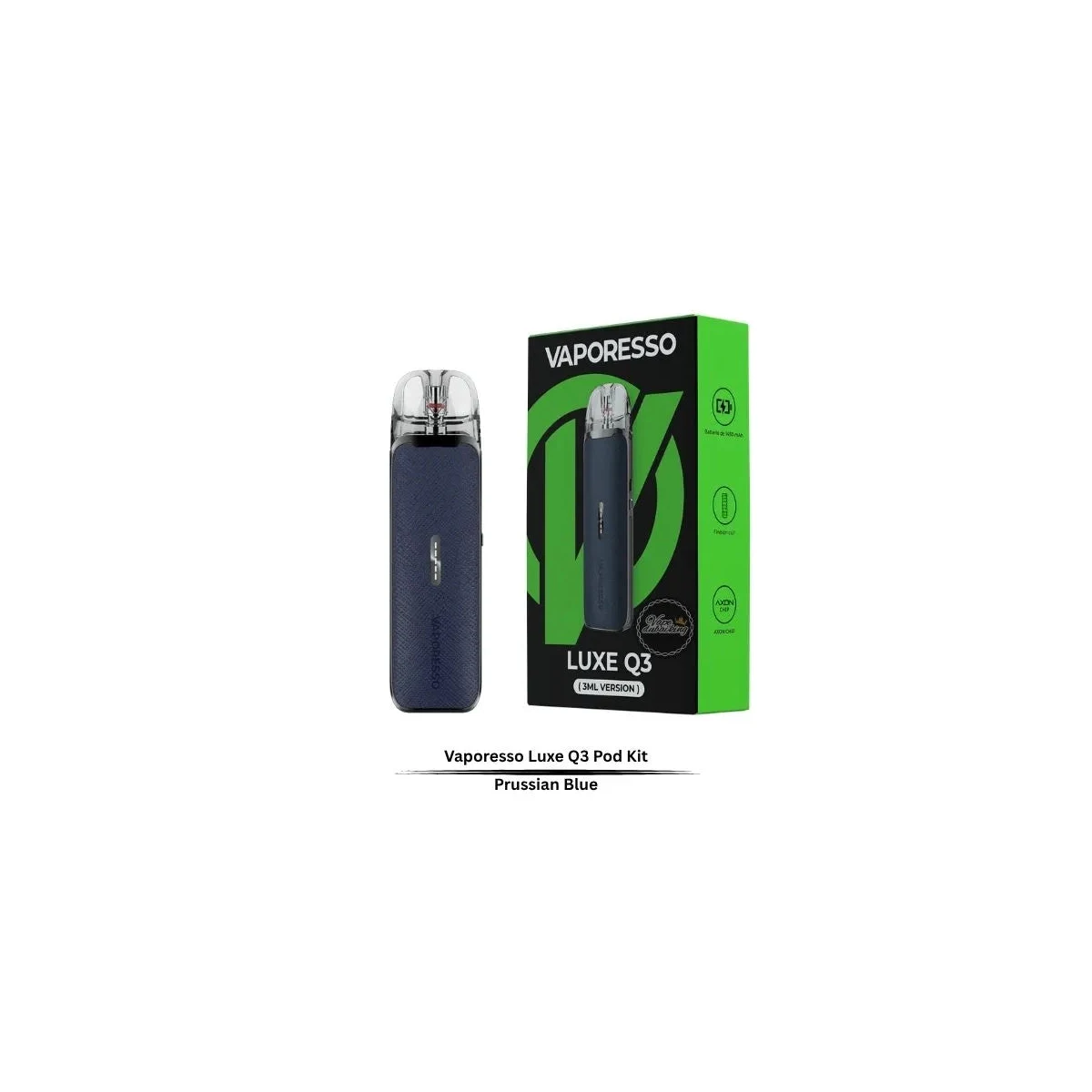 Vaporesso Luxe Q3 Pod Kit – 1450mAh Leather MTL Vape