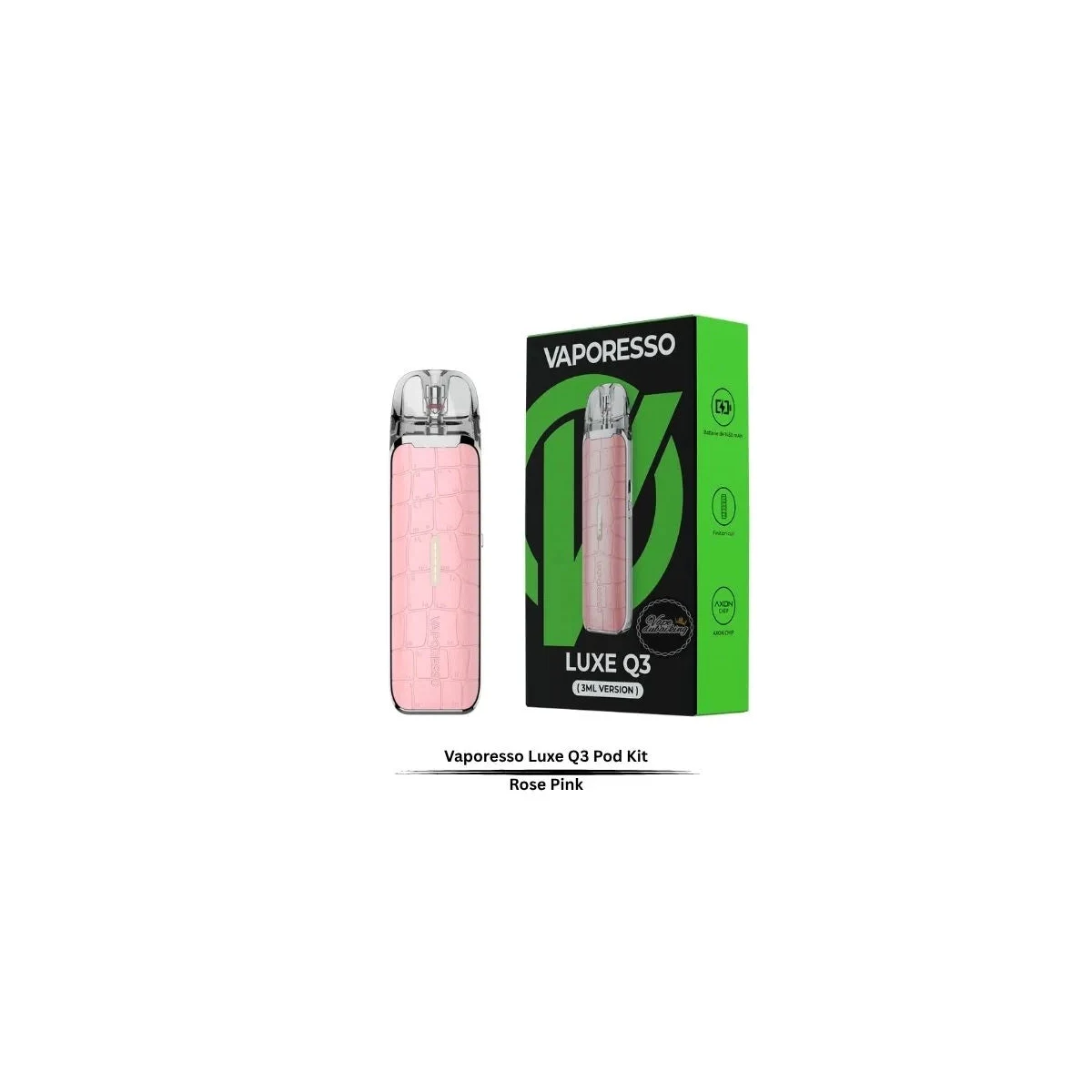 Vaporesso Luxe Q3 Pod Kit – 1450mAh Leather MTL Vape