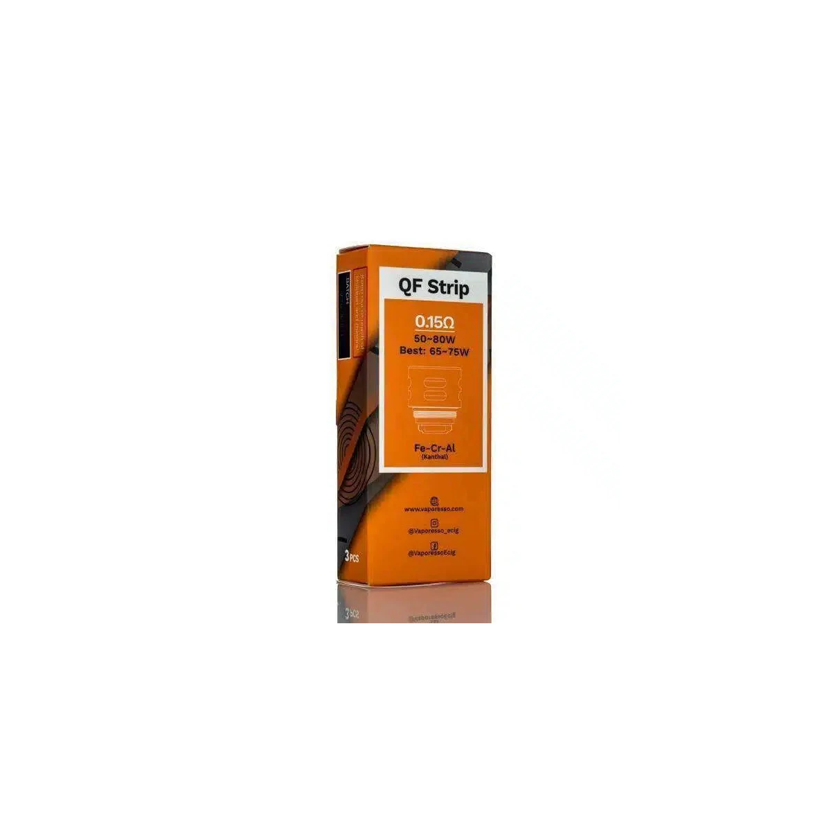 Vaporesso SKRR QF Replacement Coils 3-Pack, Sub-Ohm
