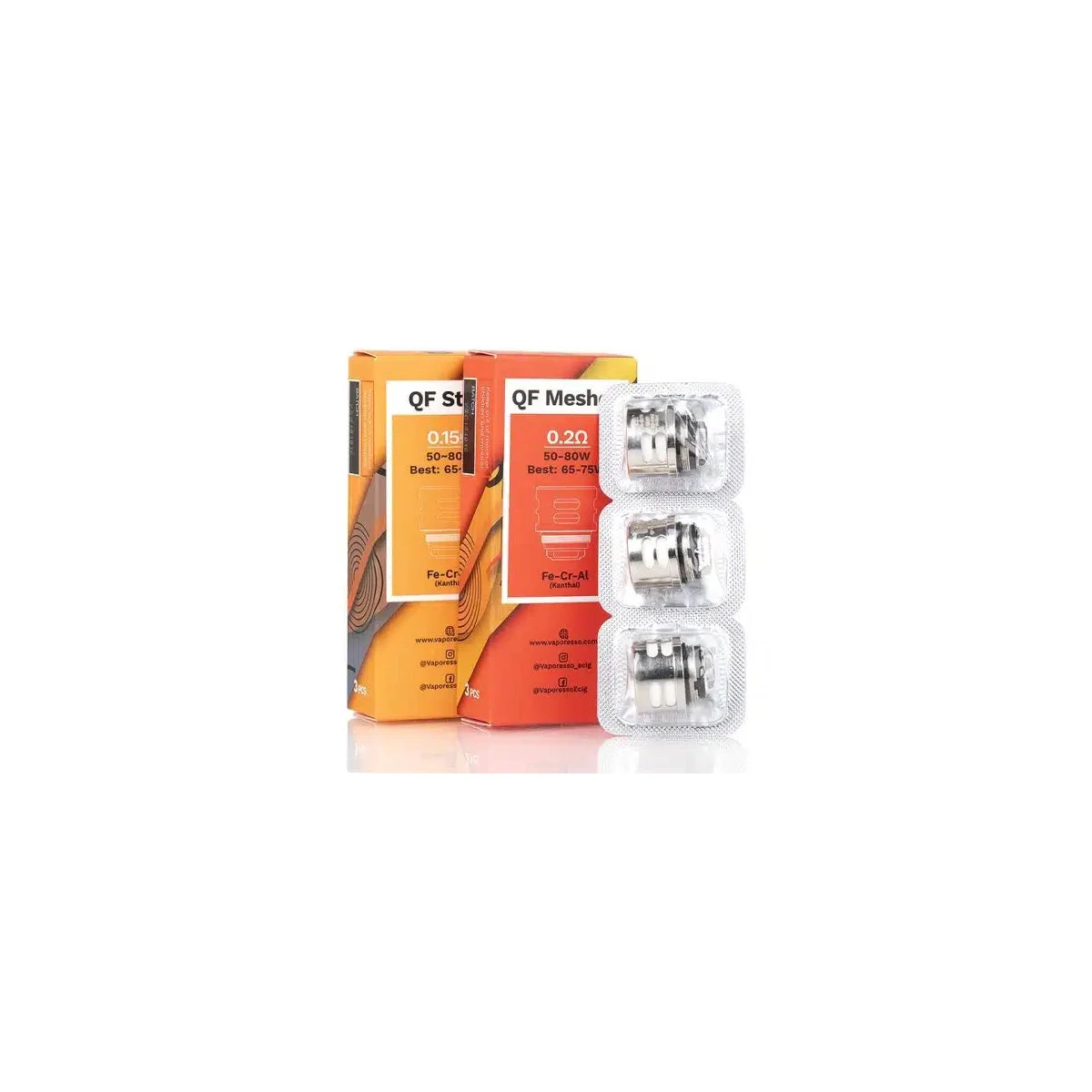 Vaporesso SKRR QF Replacement Coils 3-Pack, Sub-Ohm