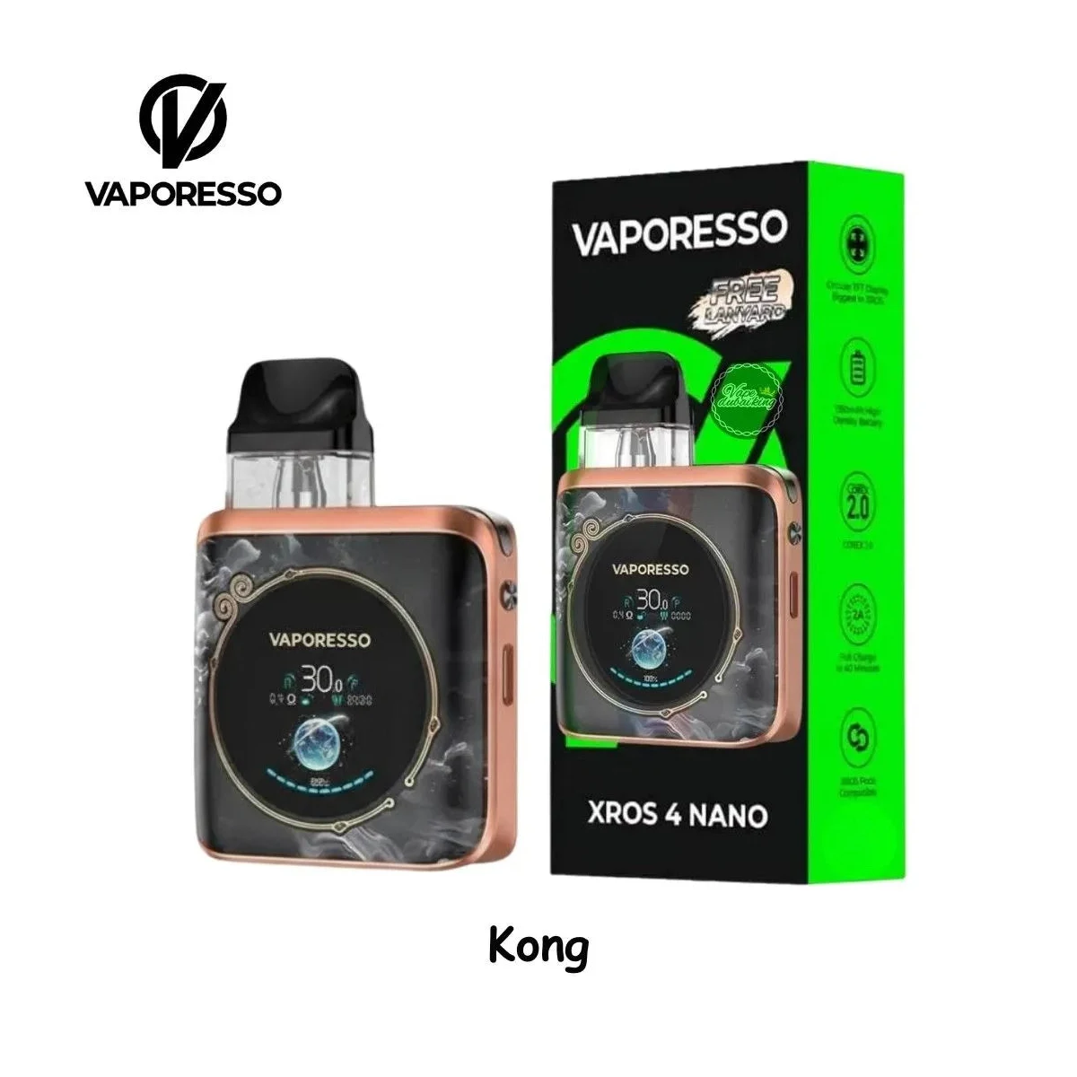 Vaporesso Xros 4 Nano Pod Kit - 1350mAh 30W MTL/DTL Vape