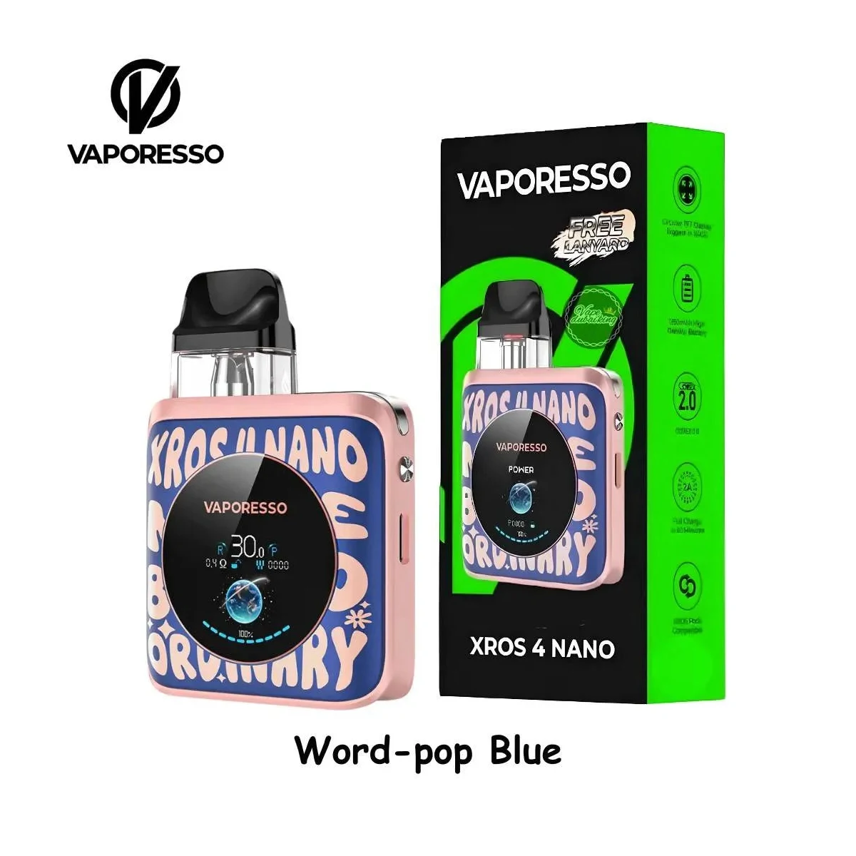 Vaporesso Xros 4 Nano Pod Kit - 1350mAh 30W MTL/DTL Vape