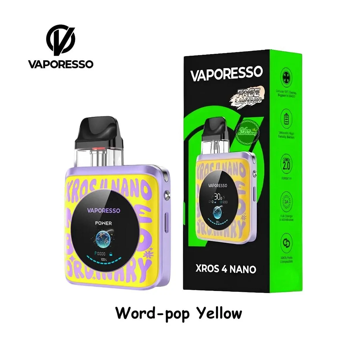 Vaporesso Xros 4 Nano Pod Kit - 1350mAh 30W MTL/DTL Vape