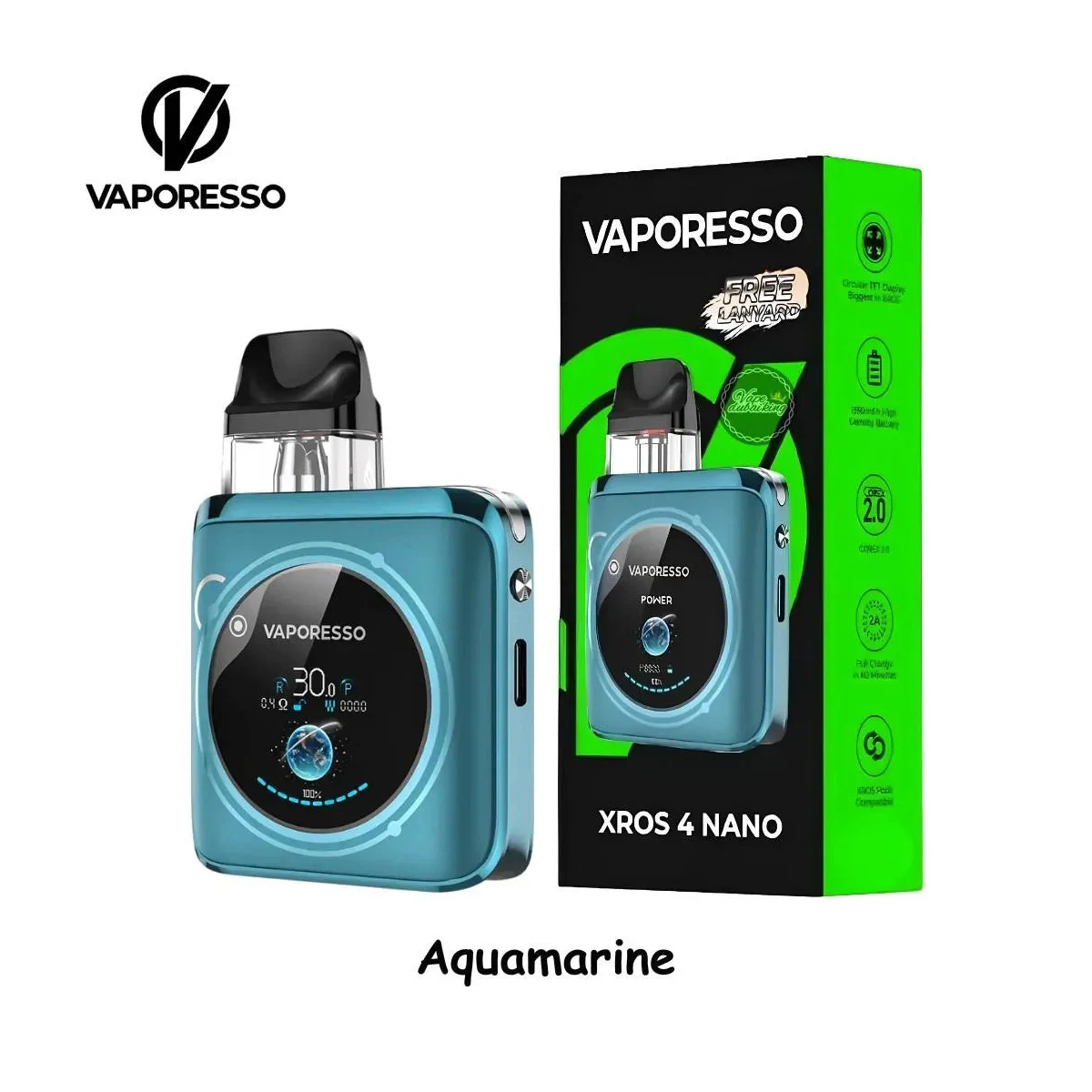 Vaporesso Xros 4 Nano Pod Kit - 1350mAh 30W MTL/DTL Vape