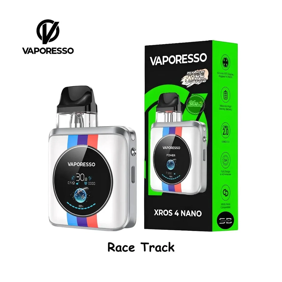 Vaporesso Xros 4 Nano Pod Kit - 1350mAh 30W MTL/DTL Vape