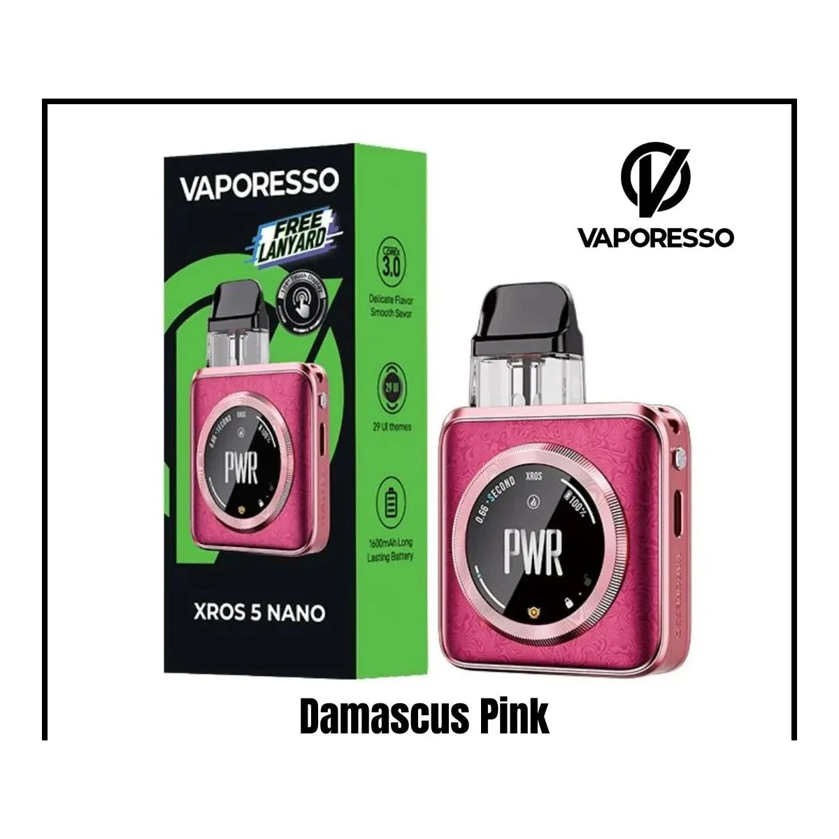 Vaporesso Xros 5 Nano Pod Kit - 1600mAh 30W Vape