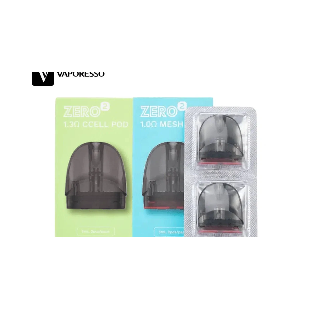 Vaporesso Zero 2 Replacement Pods 3ml 2-Pack Kit
