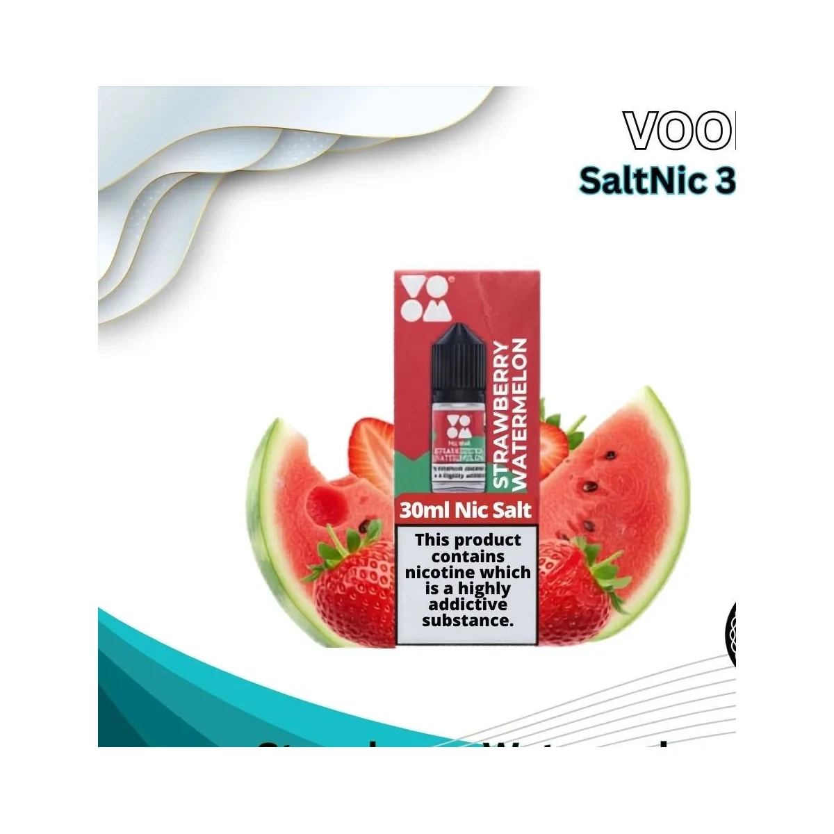 Voom Salt Nicotine 30mg E-Liquid - 30mL Pod Juice