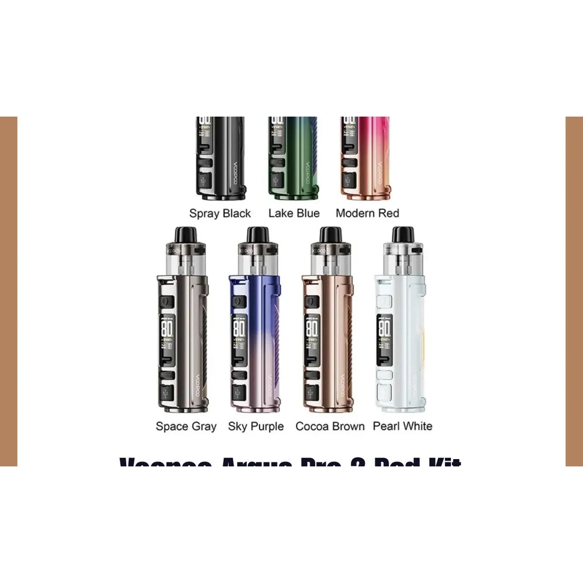 VooPoo Argus Pro 2 Pod Kit – 80W 3000mAh Vape