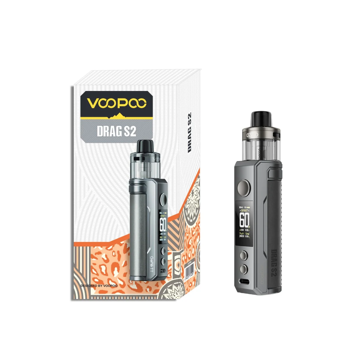 VooPoo Drag S2 Pod Kit – 60W 2500mAh Pod Vape