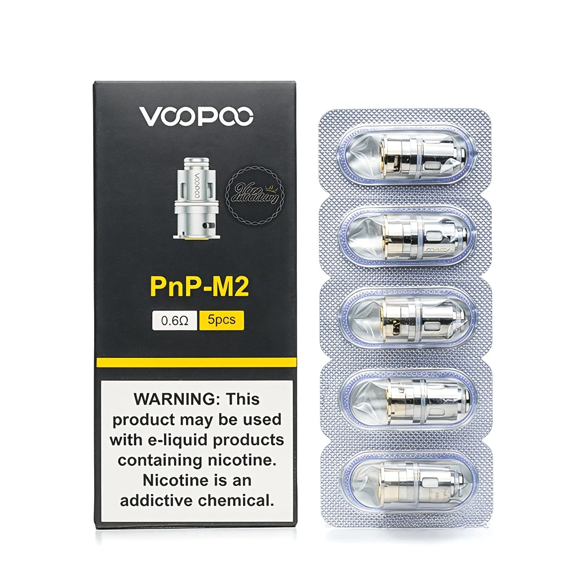 VooPoo PnP Replacement Coils - 5-Pack, All Resistances
