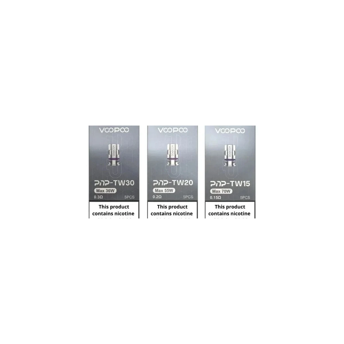 VooPoo PnP TW Coils 5-Pack for All PnP Devices