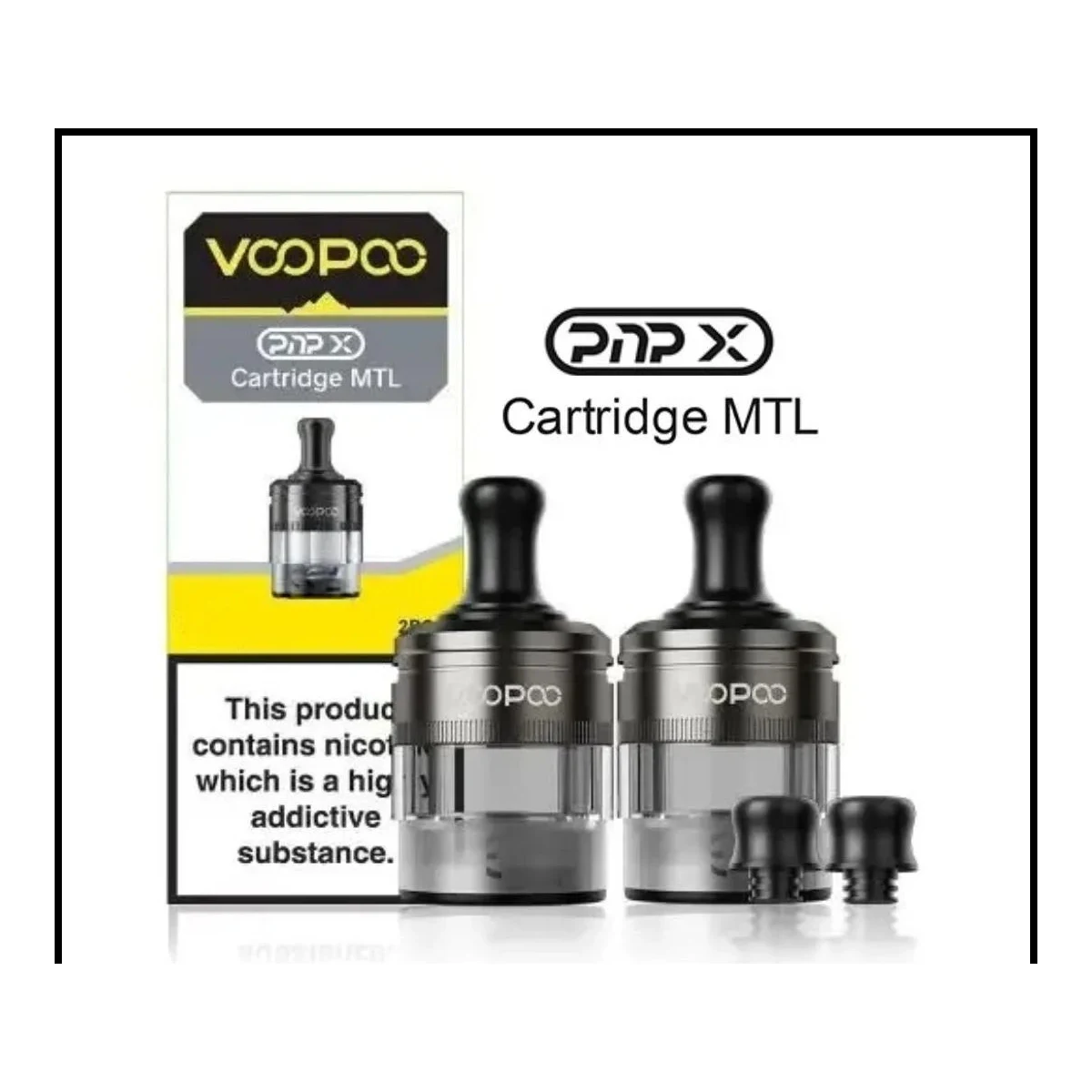 VooPoo PnP X Pod Cartridge 5ml - MTL & DTL Refill Pods 2pk