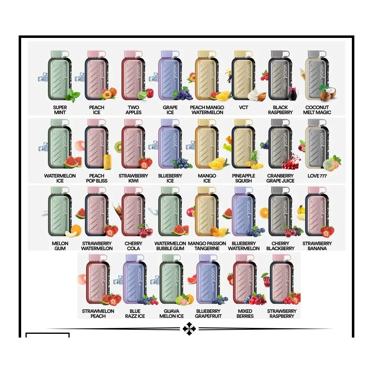 Vozol Gear Ice & Sweet 50000 Puffs Disposable Vape