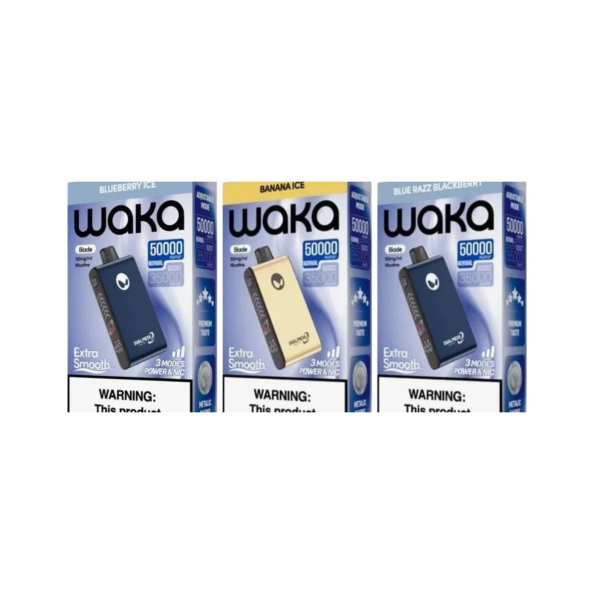 WAKA Blade 50000 Puffs Disposable Vape – 20mg Dual Mode