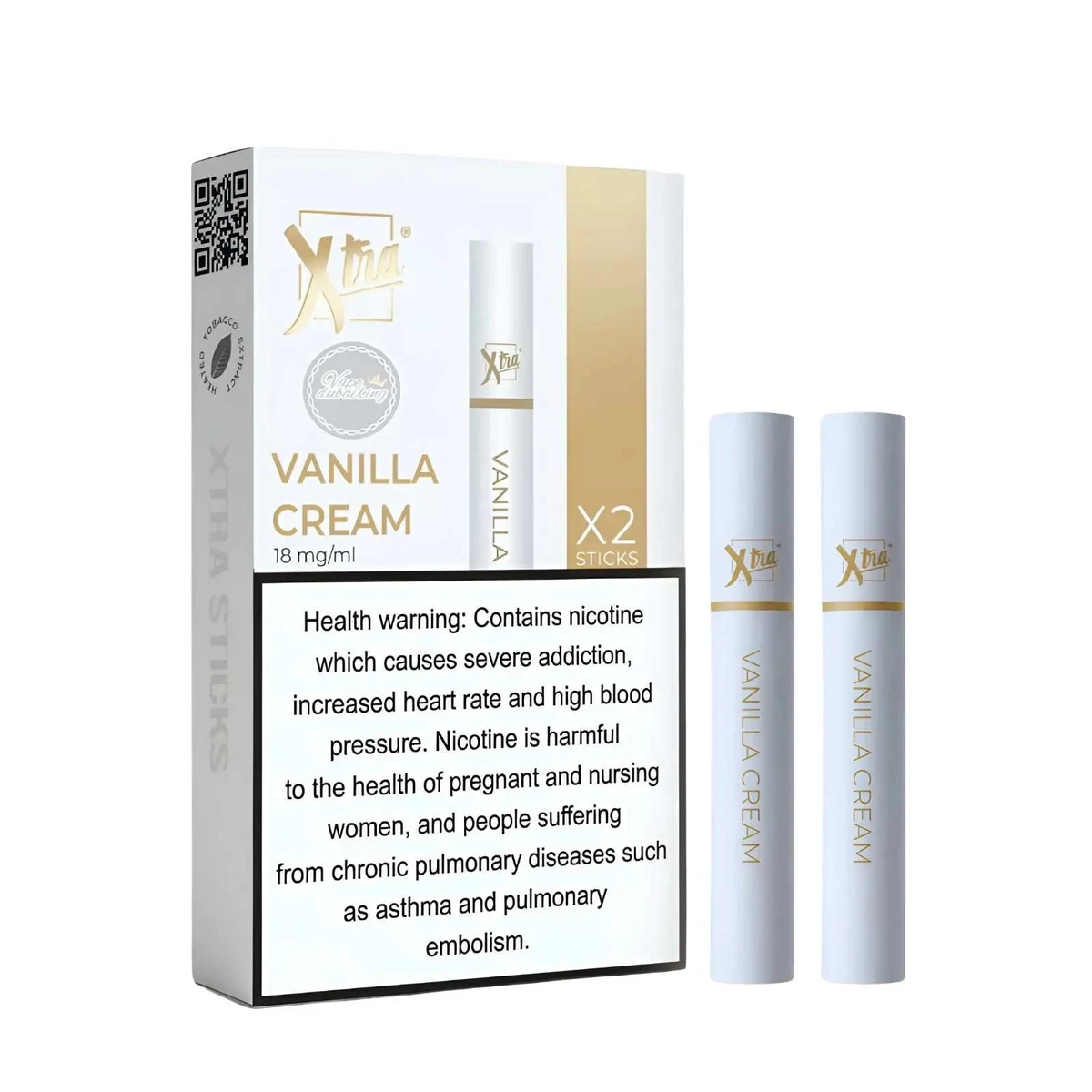 Xtra Sticks 2-Pack for Xtra Sol 340 Puffs 18mg