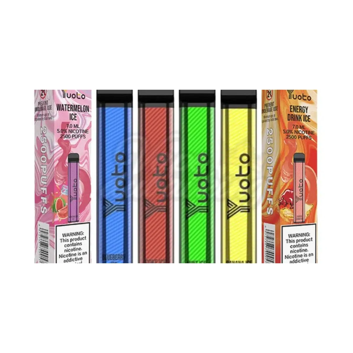 Yuoto XXL 2500 Puffs Disposable Vape - 50mg Salt Nic