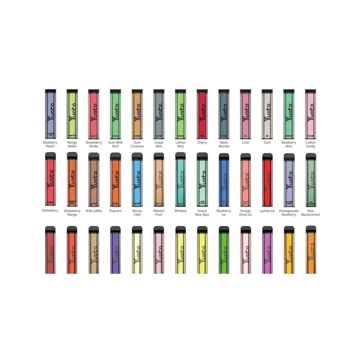 Yuoto XXL 2500 Puffs Disposable Vape - 50mg Salt Nic